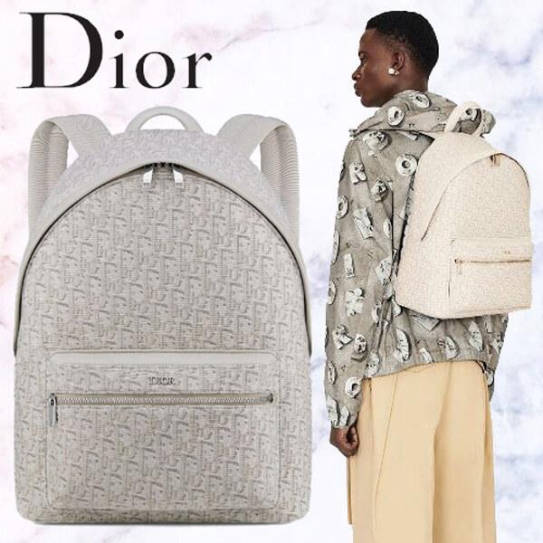 即日対応☆2024新作【ディオール 】コピーRIDER Dior Obliqueジャカードバックパック 1VOBA088YZY_H54E